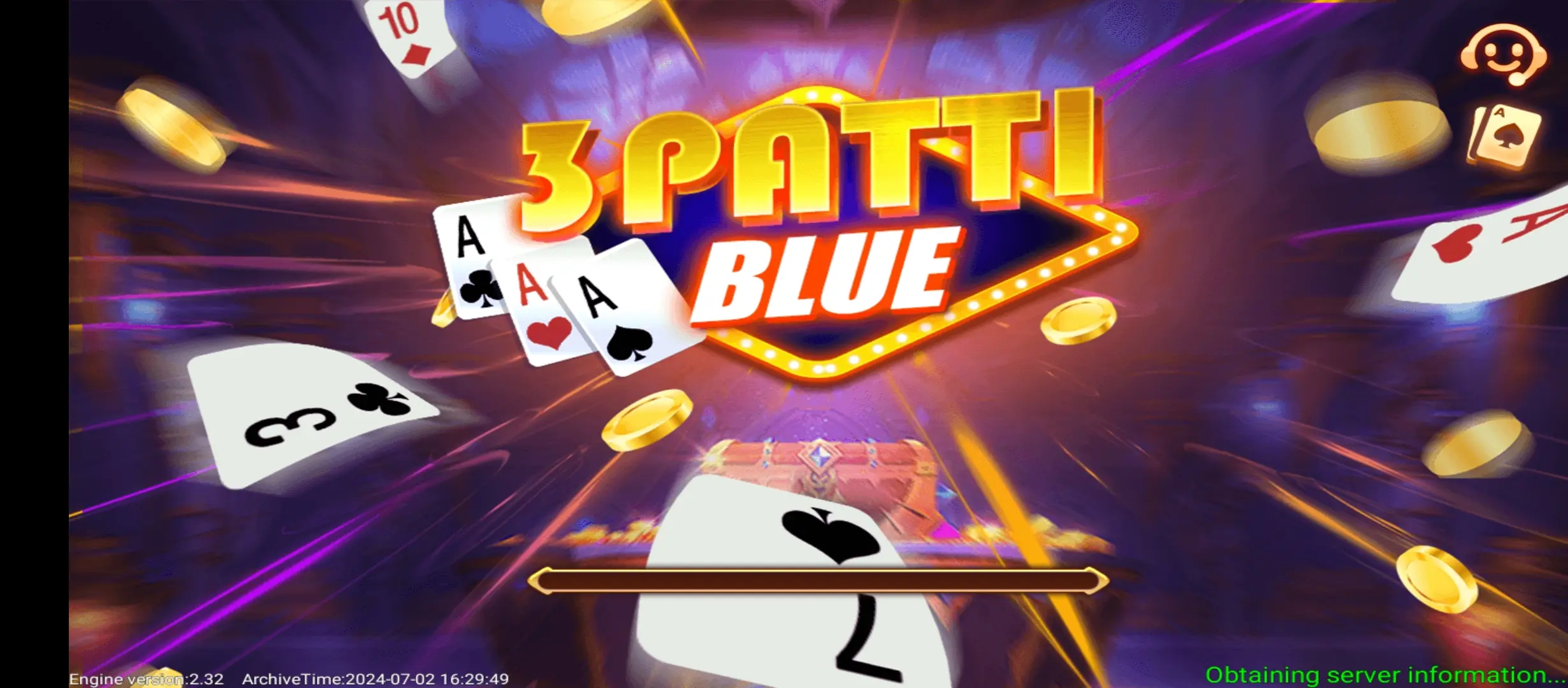 Screenshot of 3 Patti Blue