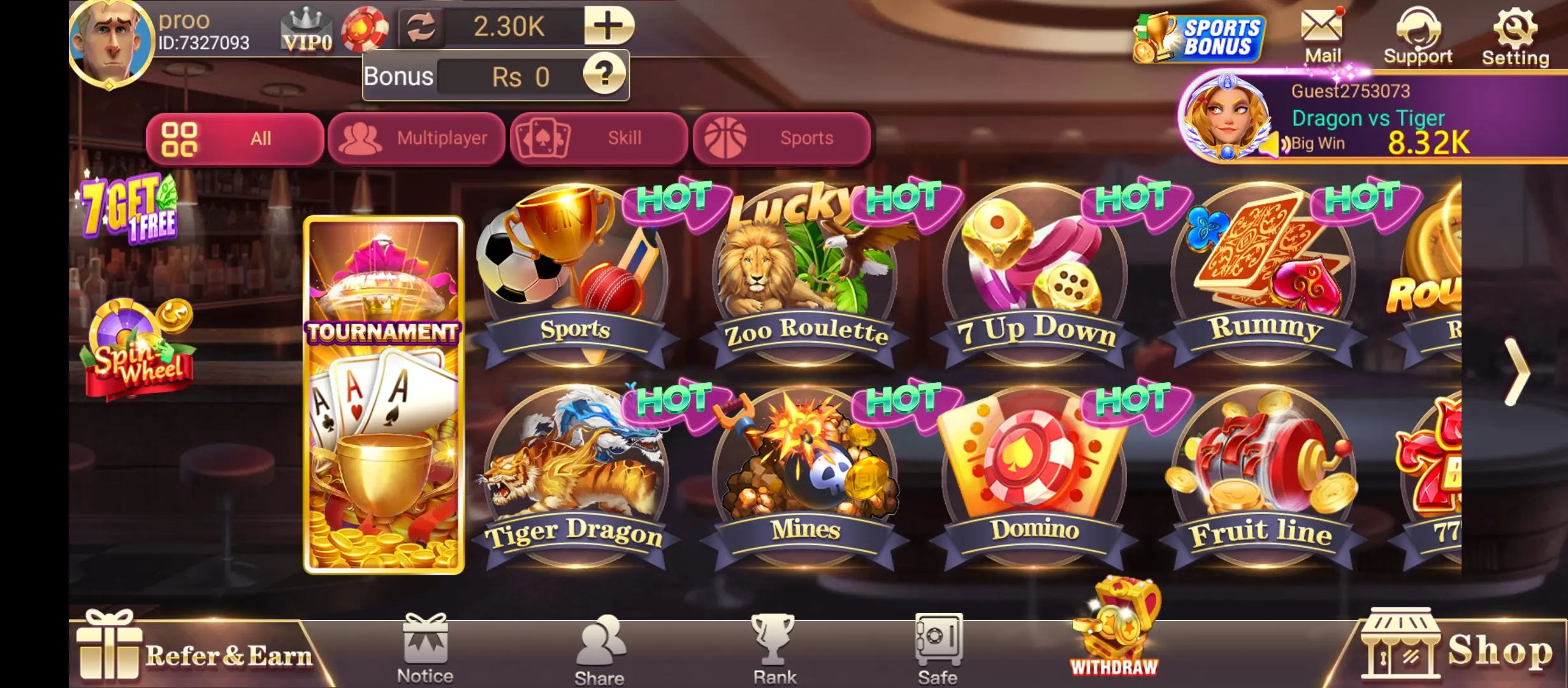 Screenshot of Teen Patti Blue APK