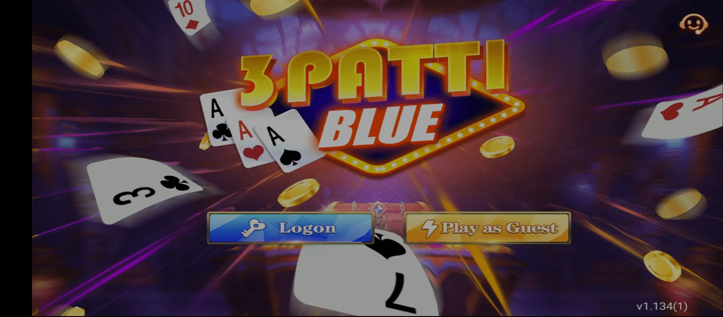 Screenshot of Teen Patti Blue